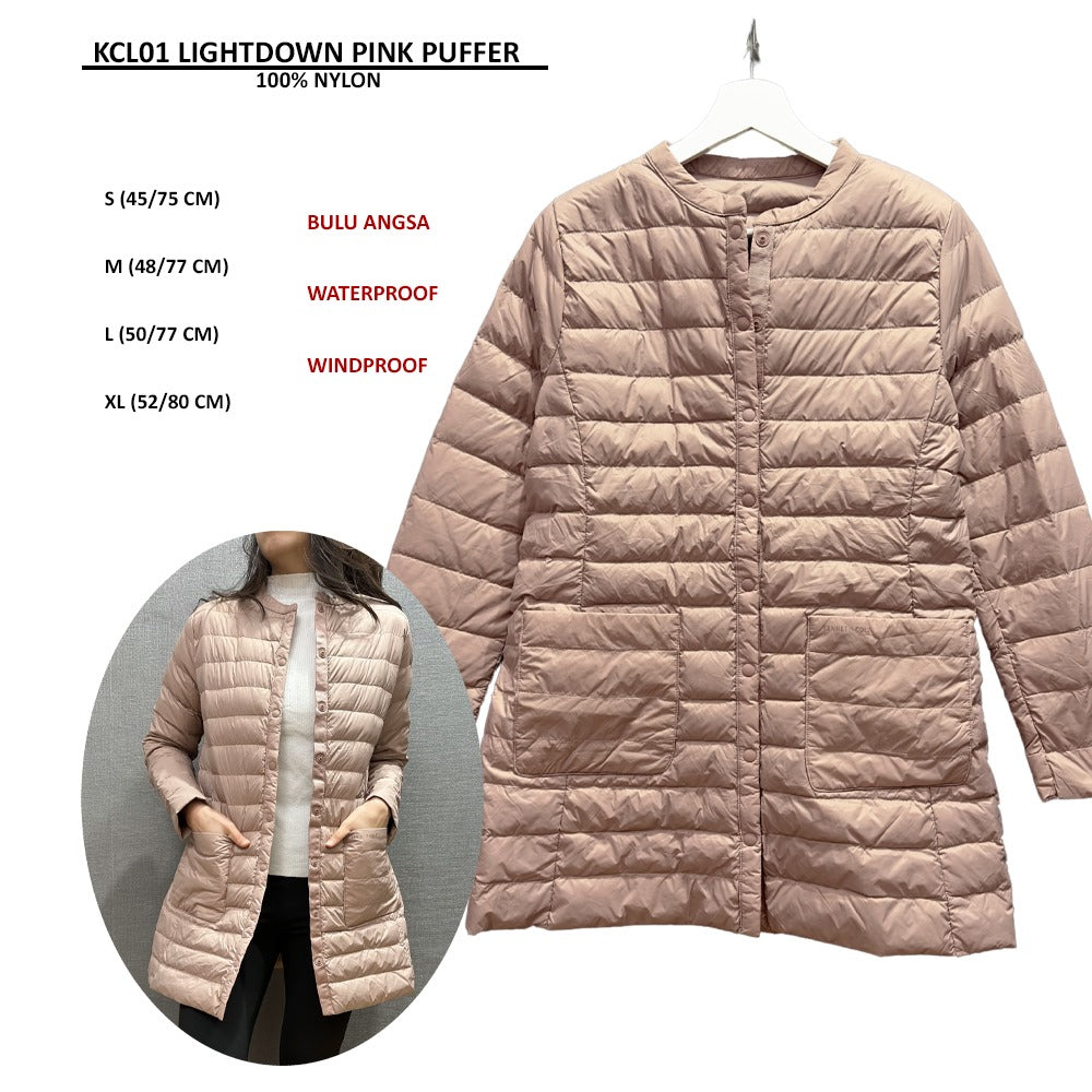 Jaket Wanita Windproof & Waterproof (KCL01 LIGHTDOWN PUFFER)