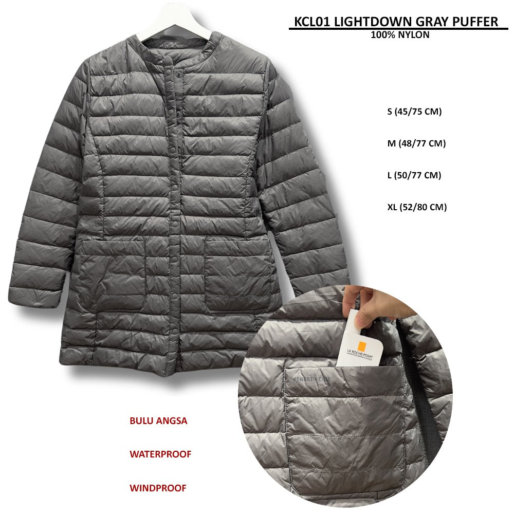 Jaket Wanita Windproof & Waterproof (KCL01 LIGHTDOWN PUFFER)