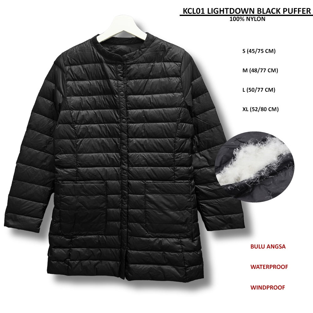Jaket Wanita Windproof & Waterproof (KCL01 LIGHTDOWN PUFFER)