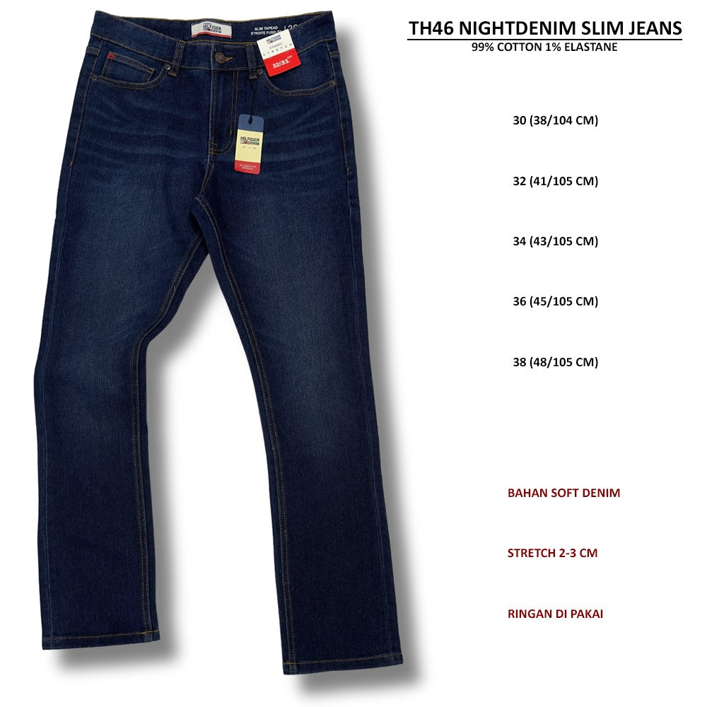 Celana Panjang Jeans Pria Soft Denim (TH46 SLIM JEANS)