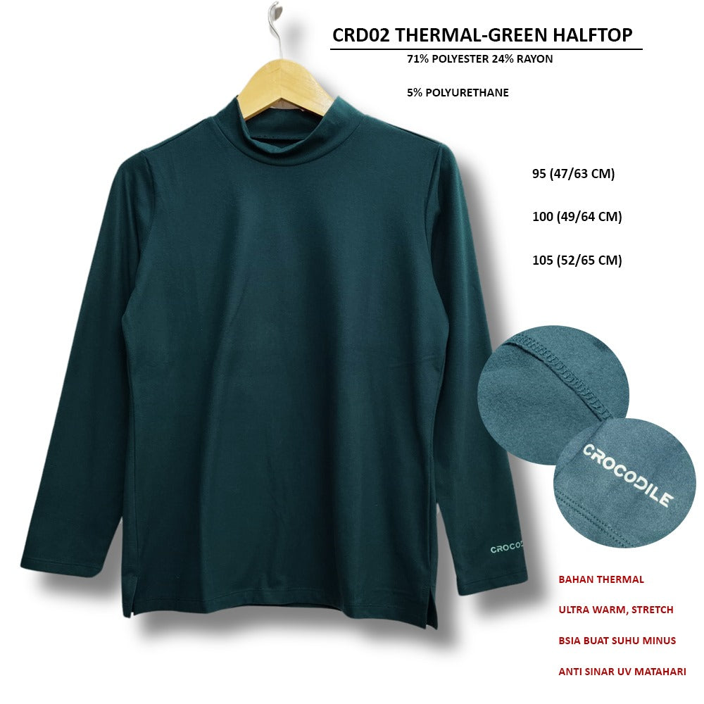 Atasan Kaos Wanita Lengan Panjang (CRD02 THERMAL HALFTOP)