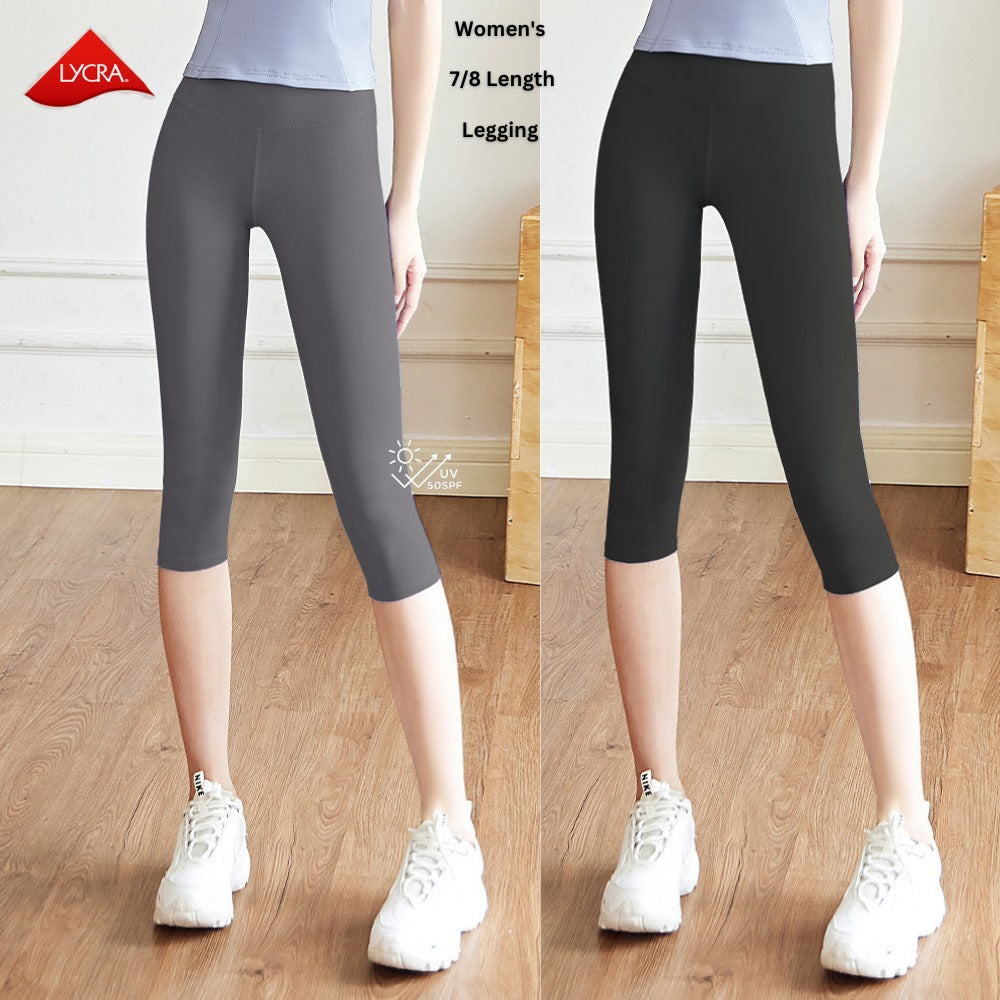 Celana Legging Olagraga Wanita Stretch (KRN25 CAPRI LEGGING)