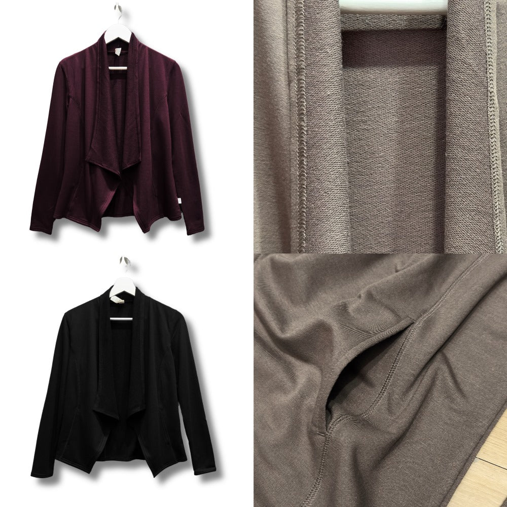 Cardigan Wanita Lengan Panjang (MRK01 DESI DRAPE CARDI)