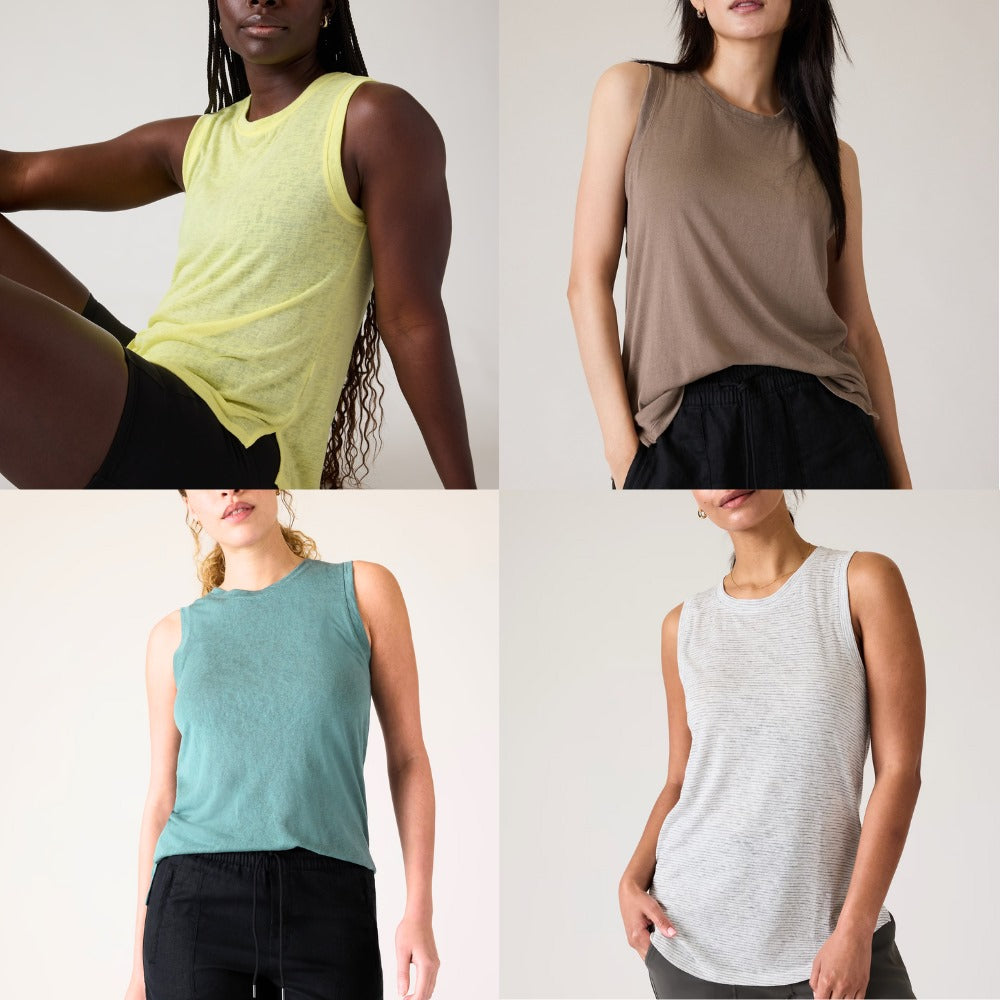 Atasan Tanktop Wanita Strecth (ATHL24 BREEZY TANK)