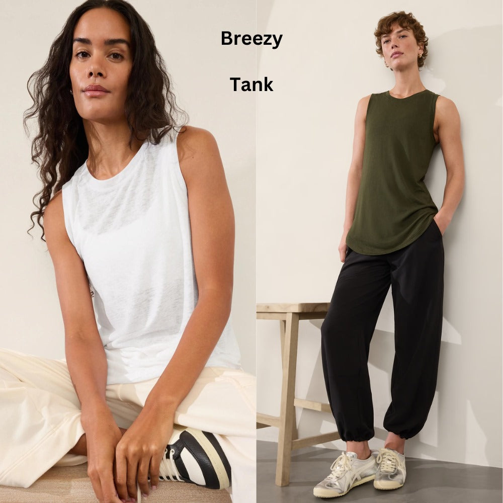 Atasan Tanktop Wanita Strecth (ATHL24 BREEZY TANK)