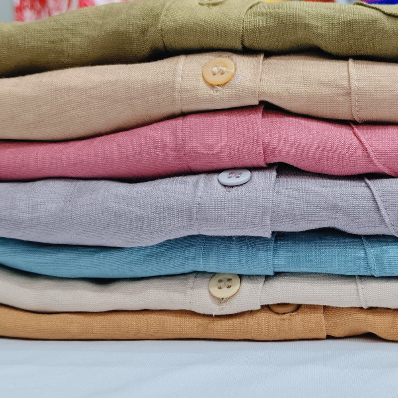 Atasan Kemeja Wanita Lengan Panjang (SPO10 BUTTON SHIRT)