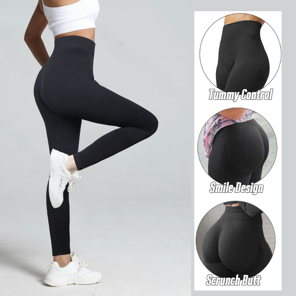 Celana Legging Olahraga Wanita (PNC01 SEAMLESS LIFT GRAY)