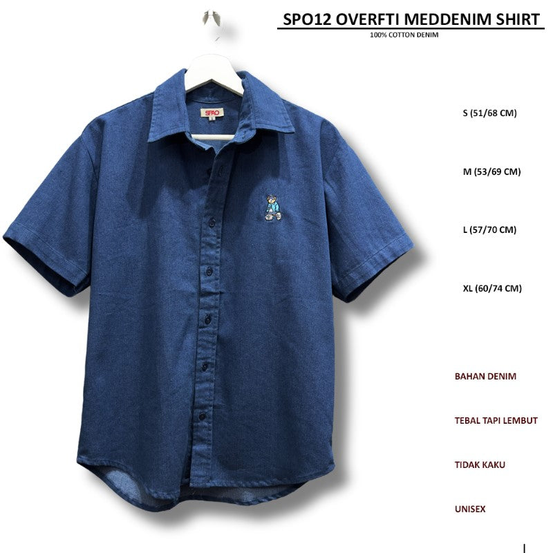 Atasan Kemeja Pria Lengan Pendek (SPO12 OVERFTI SHIRT)