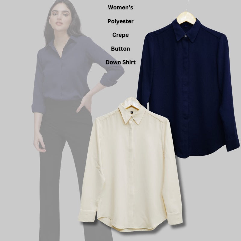 Atasan Kemeja Wanita Lengan Panjang (ISG05 TIMELESS SHIRT)