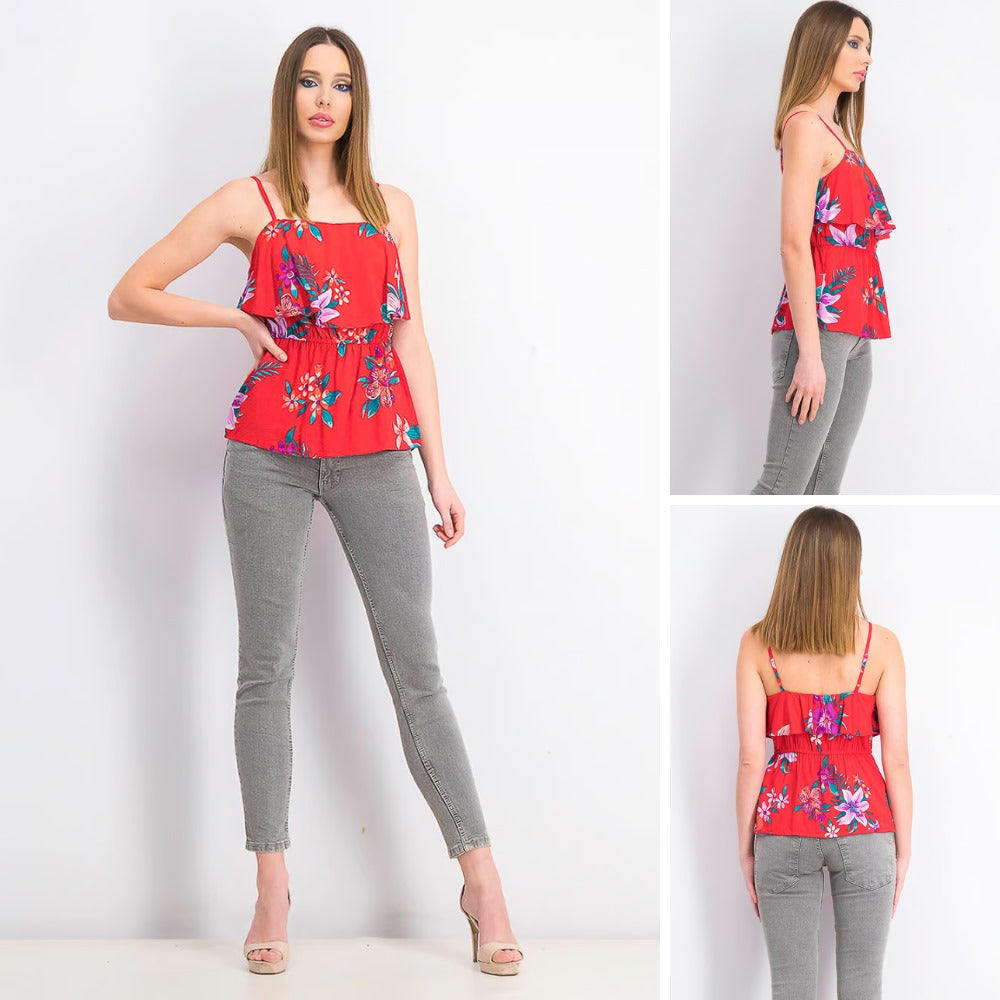 Atasan Tanktop Wanita Bahan Rayon (ODN612 TIER CAMI)