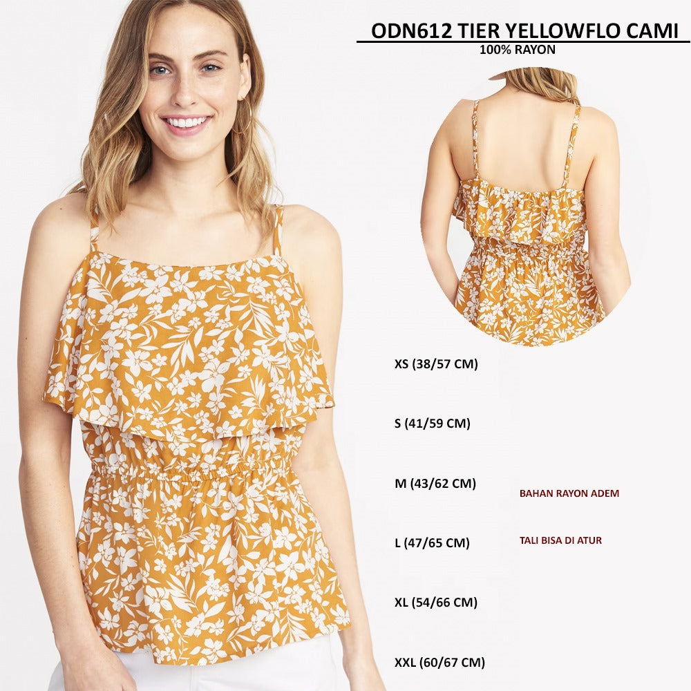 Atasan Tanktop Wanita Bahan Rayon (ODN612 TIER CAMI)