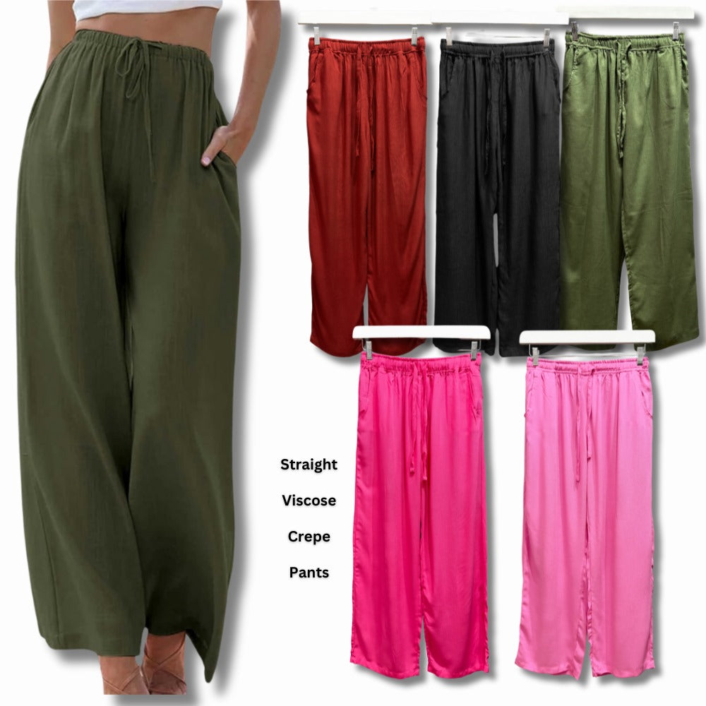 Celana Panjang Wanita Viscose (UNQ414 LONG CREPE PANTS)