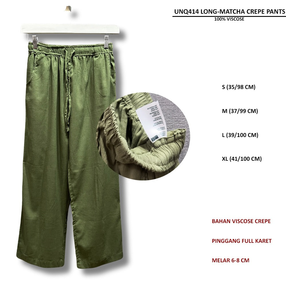 Celana Panjang Wanita Viscose (UNQ414 LONG CREPE PANTS)