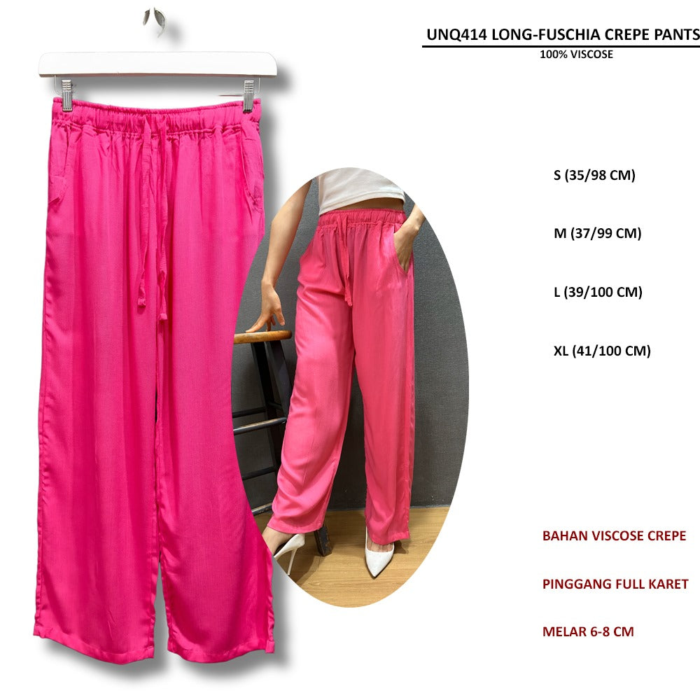 Celana Panjang Wanita Viscose (UNQ414 LONG CREPE PANTS)