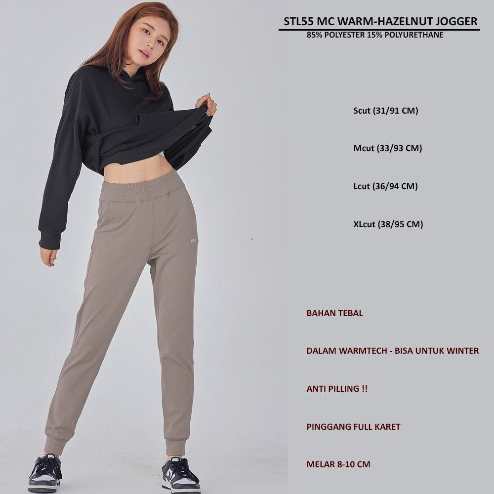 Celana Panjang Jogger Wanita (STL55 MC WARM JOGGER)