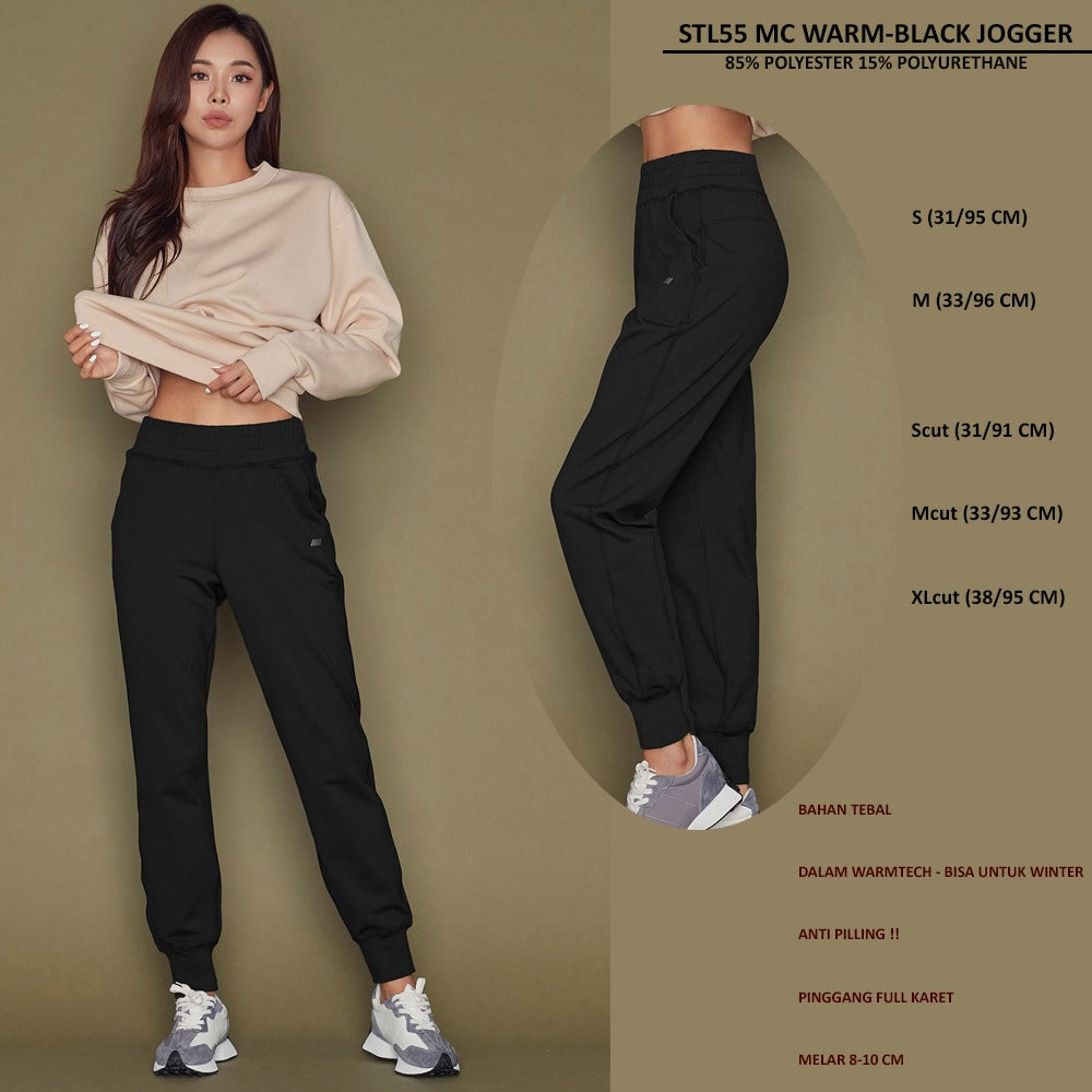Celana Panjang Jogger Wanita (STL55 MC WARM JOGGER)