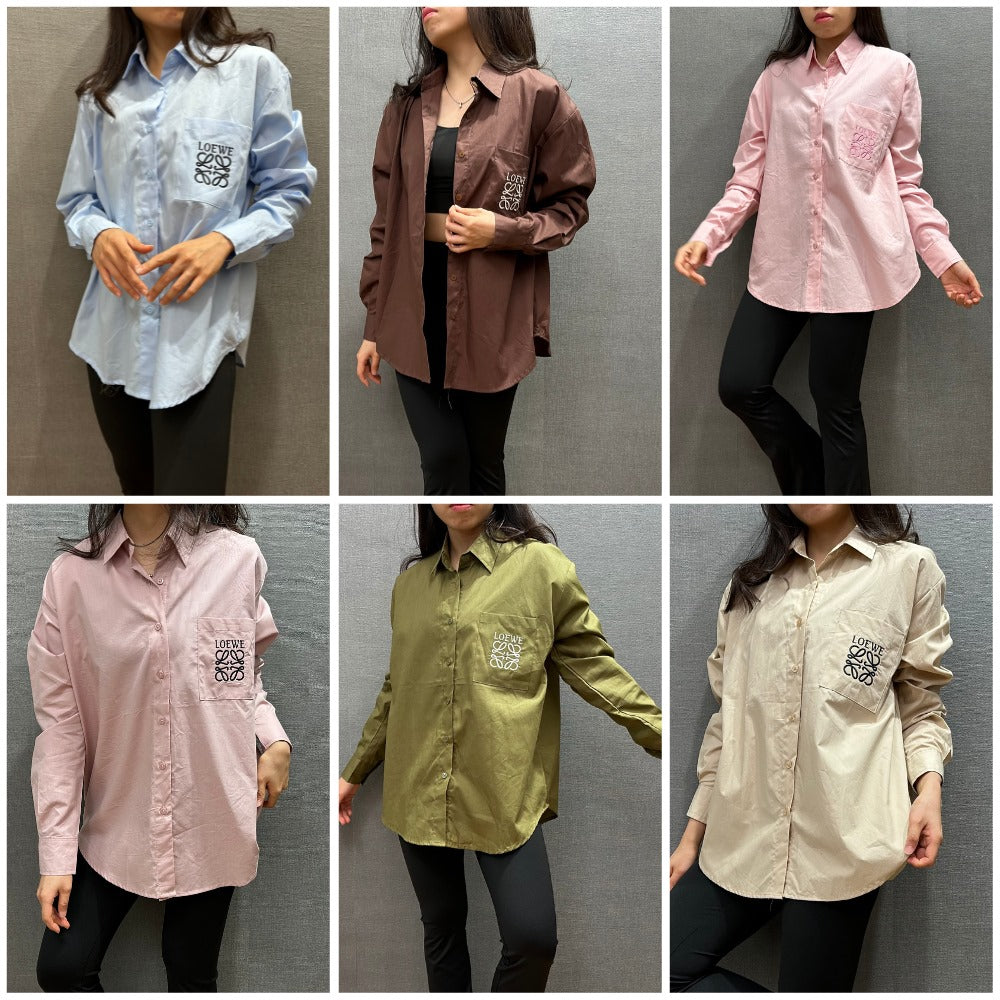 Atasan Kemeja Wanita Lengan Panjang (LW02 CLASSIC SHIRT)