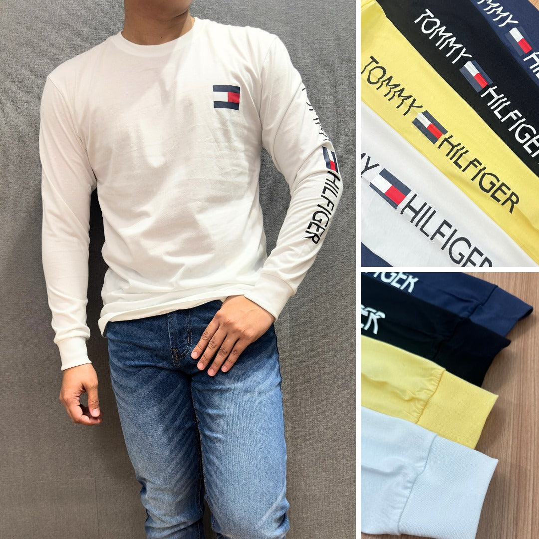Atasan Kaos Pria Lengan Panjang (TH47 LONG SLIM SHIRT)