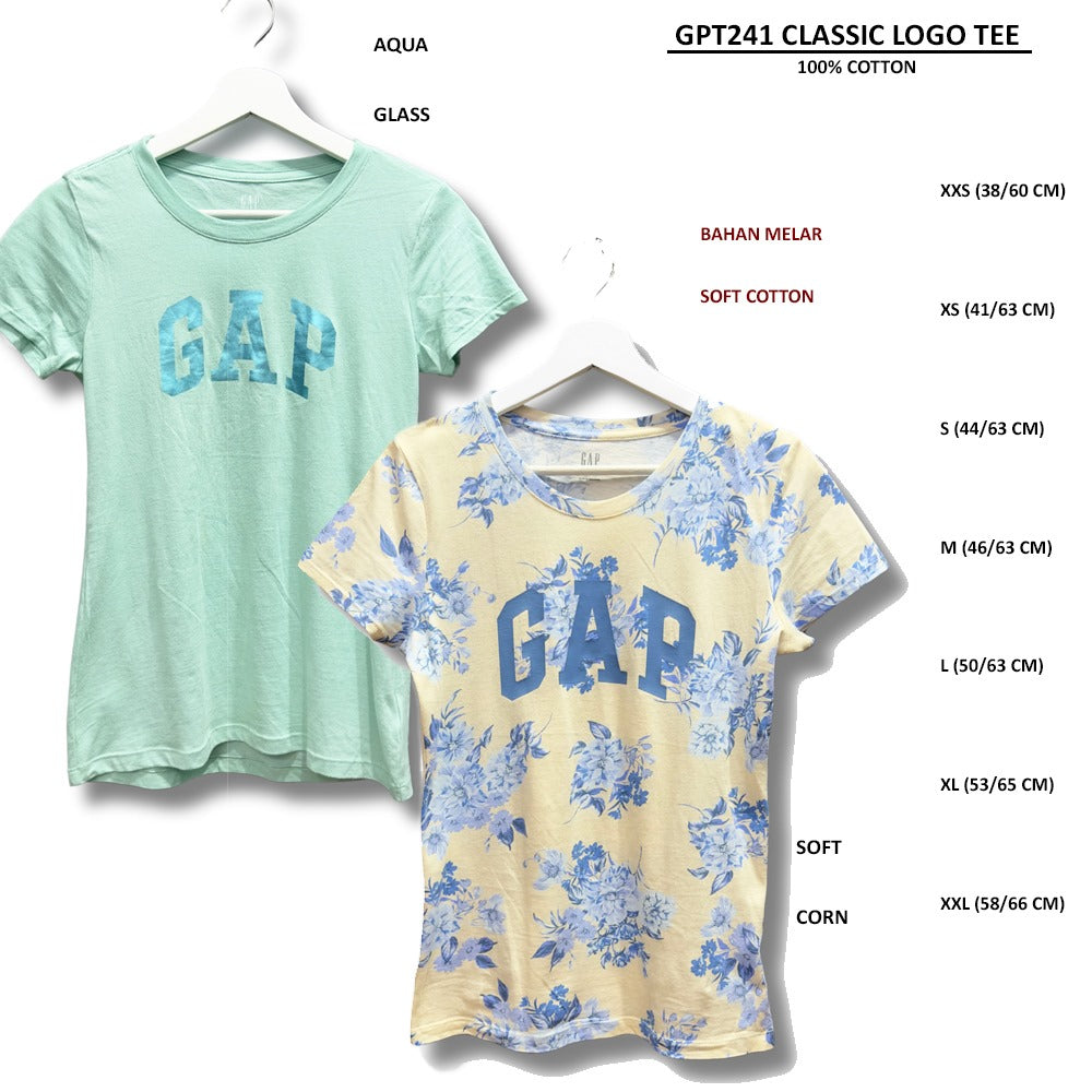 Atasan Kaos Wanita Lengan Pendek Casual Cotton (GPT241 TEE)