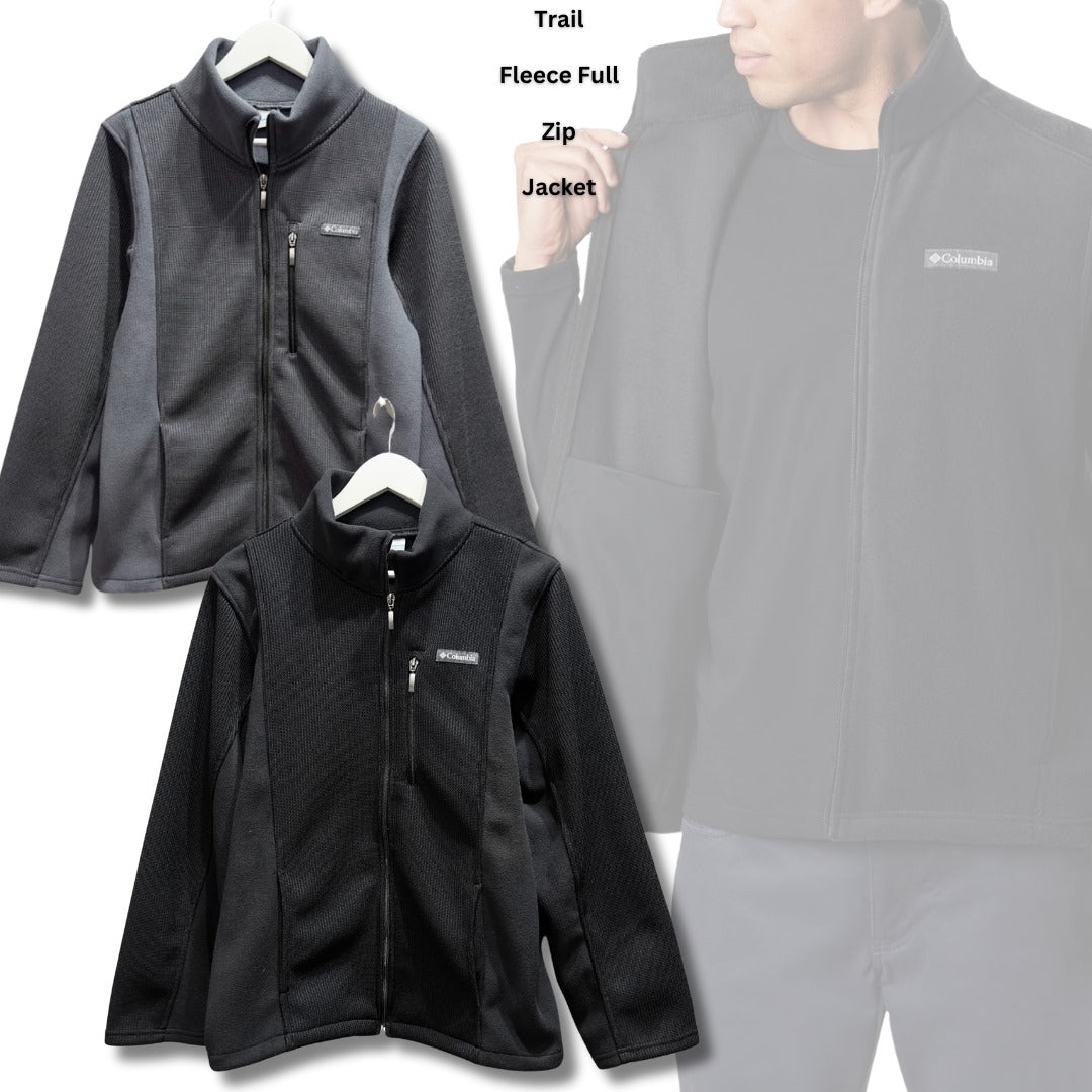 Jacket Pria Lengan Panjang Warmtech Microfleece (CLM32 TRAIL FLEECE JACKET)