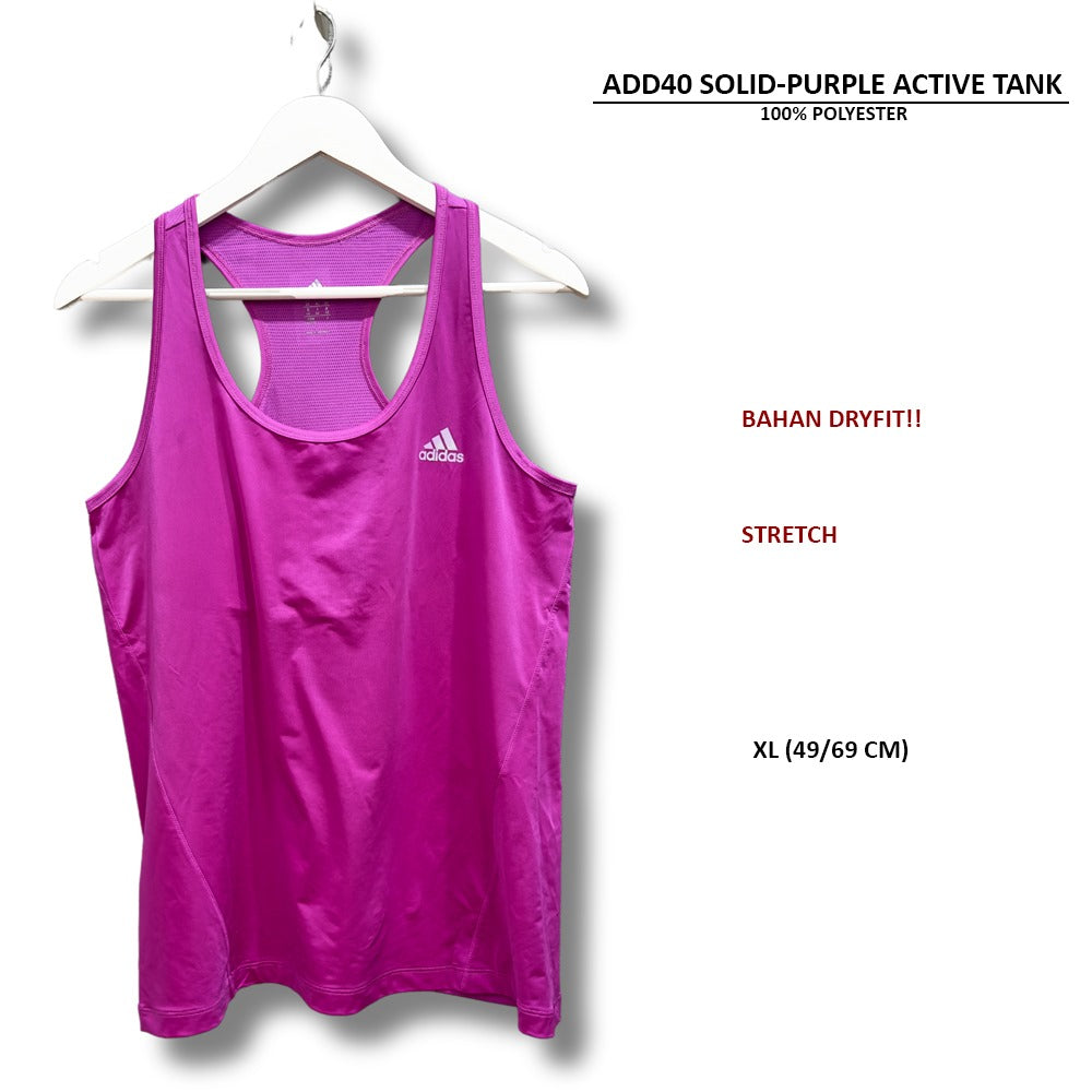 Sport Tanktop Wanita Dryfit Stretch (ADD41 RACE ACTIVE TANK)