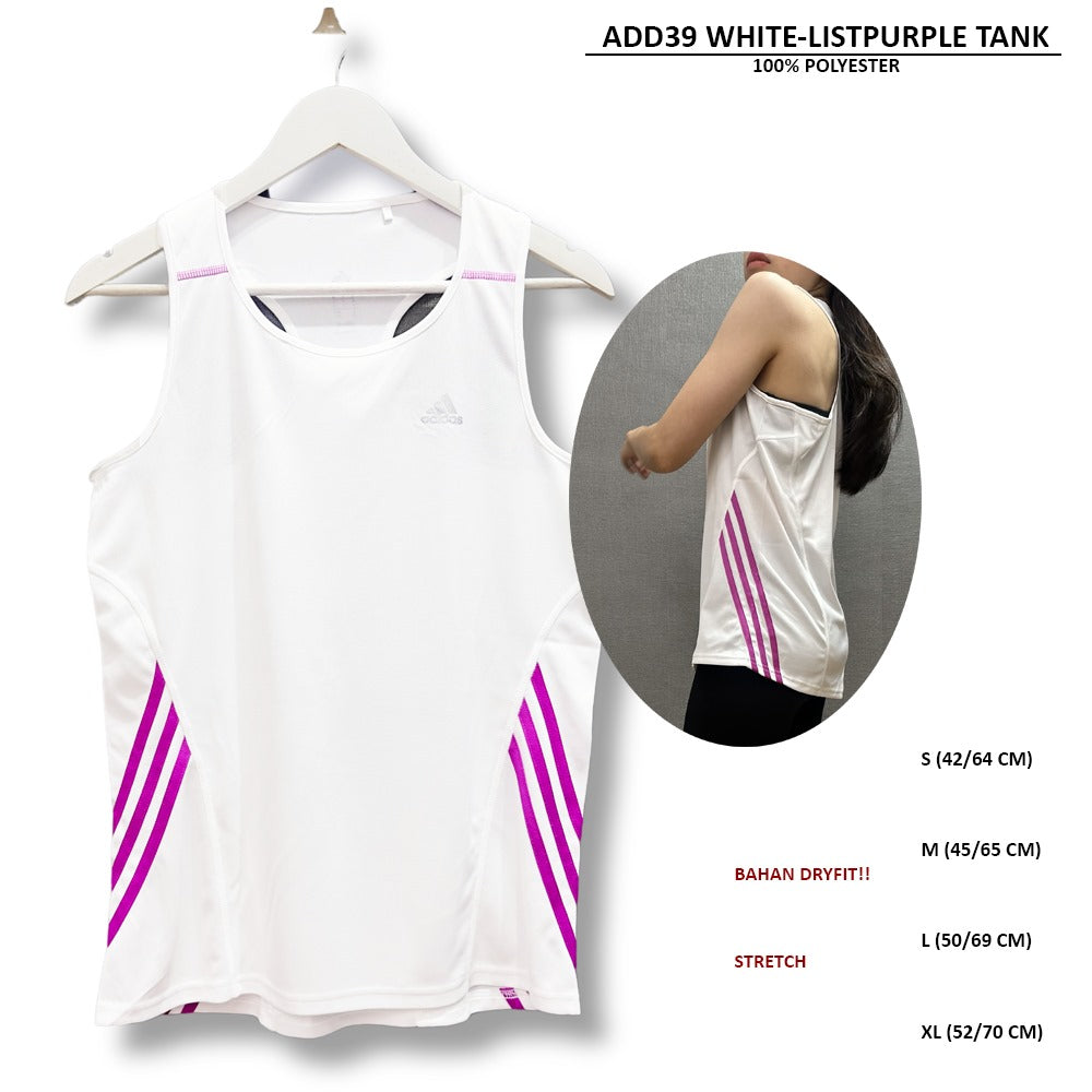 Sport Tanktop Wanita Dryfit Stretch (ADD41 RACE ACTIVE TANK)