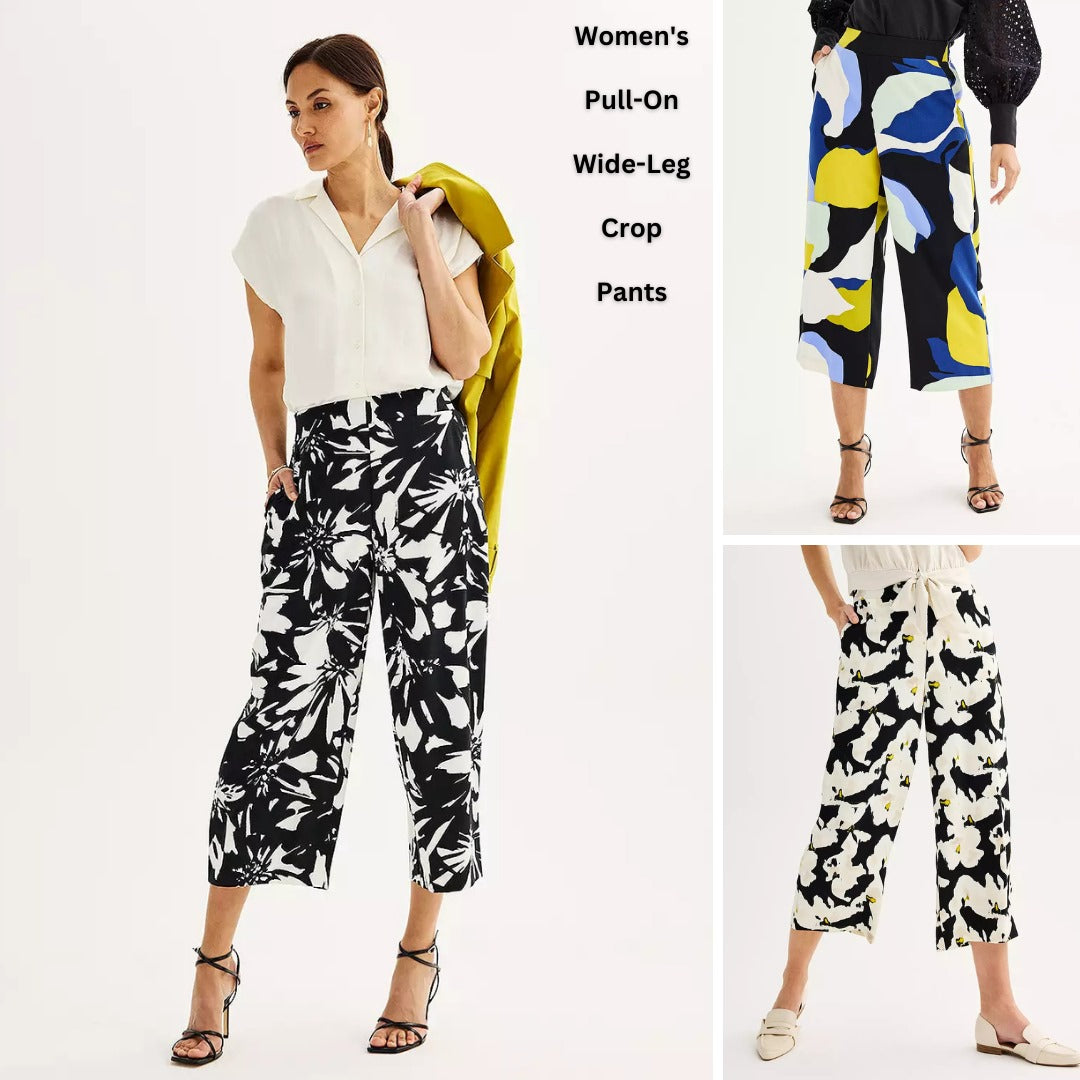 Celana Panjang Kulot Wanita Highrise (NW25 WIDE PULLON PANTS)