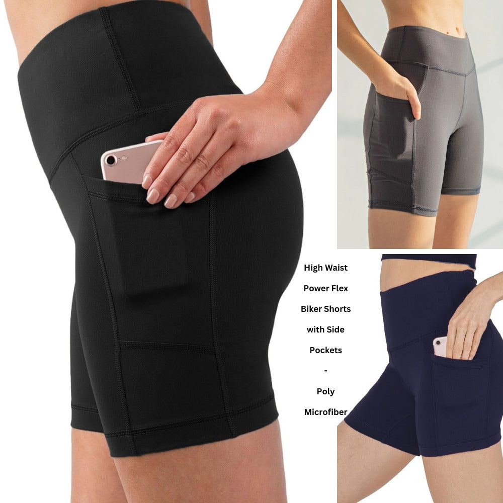 Celana Pendek Olahraga Wanita Highwaist Stretch (DGR27 FLEX BIKE SHORT)