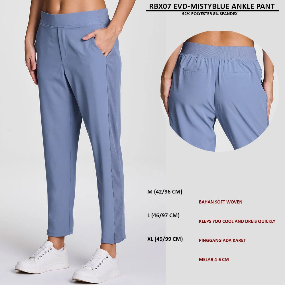 Celana Panjang Wanita Soft Woven (RBX07 EVD ANKLE PANT)