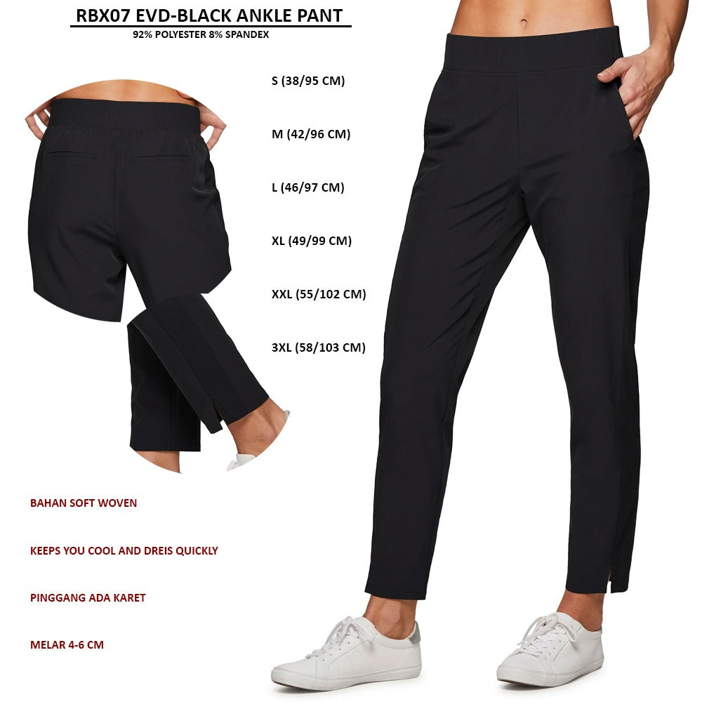 Celana Panjang Wanita Soft Woven (RBX07 EVD ANKLE PANT)