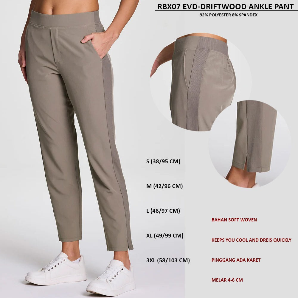 Celana Panjang Wanita Soft Woven (RBX07 EVD ANKLE PANT)