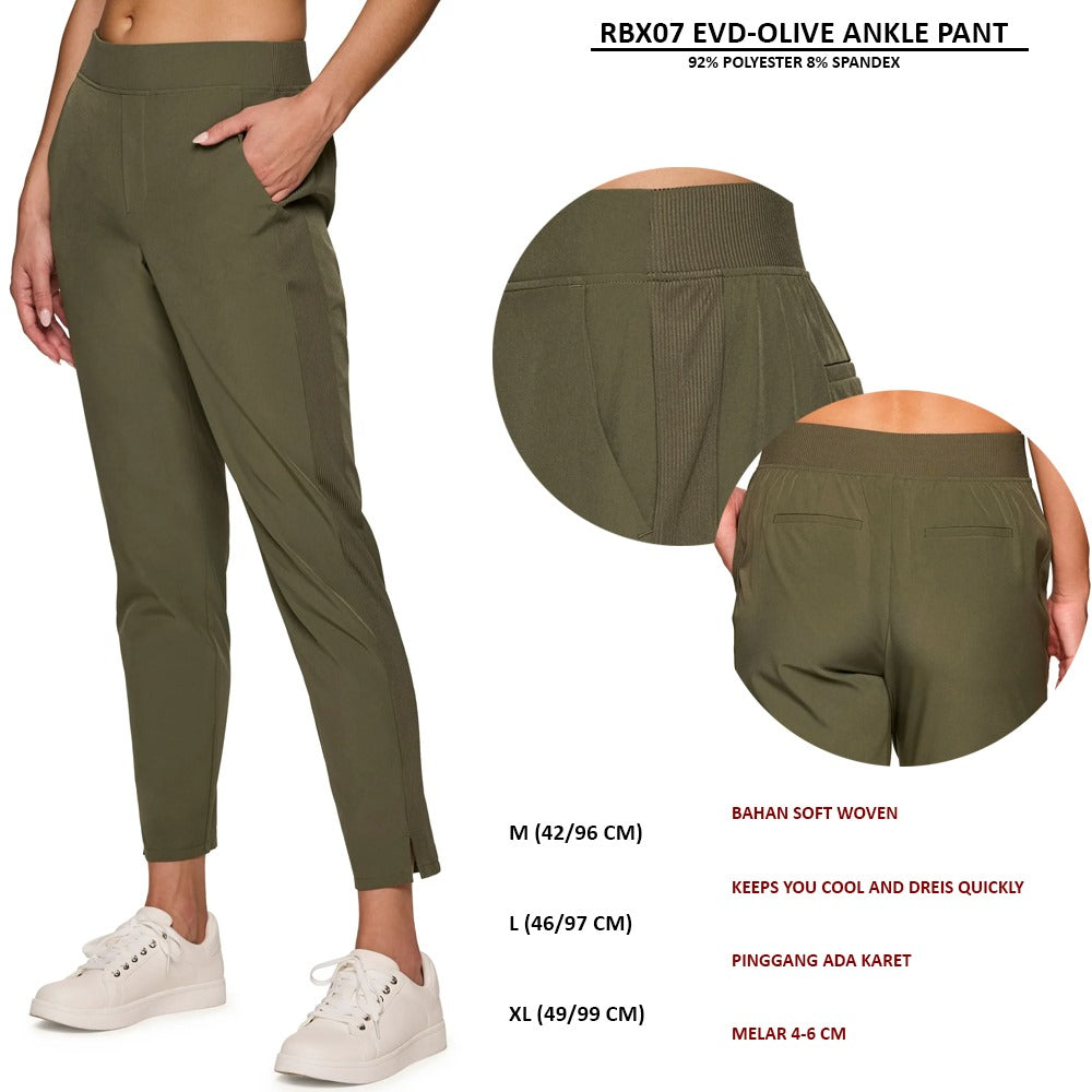 Celana Panjang Wanita Soft Woven (RBX07 EVD ANKLE PANT)