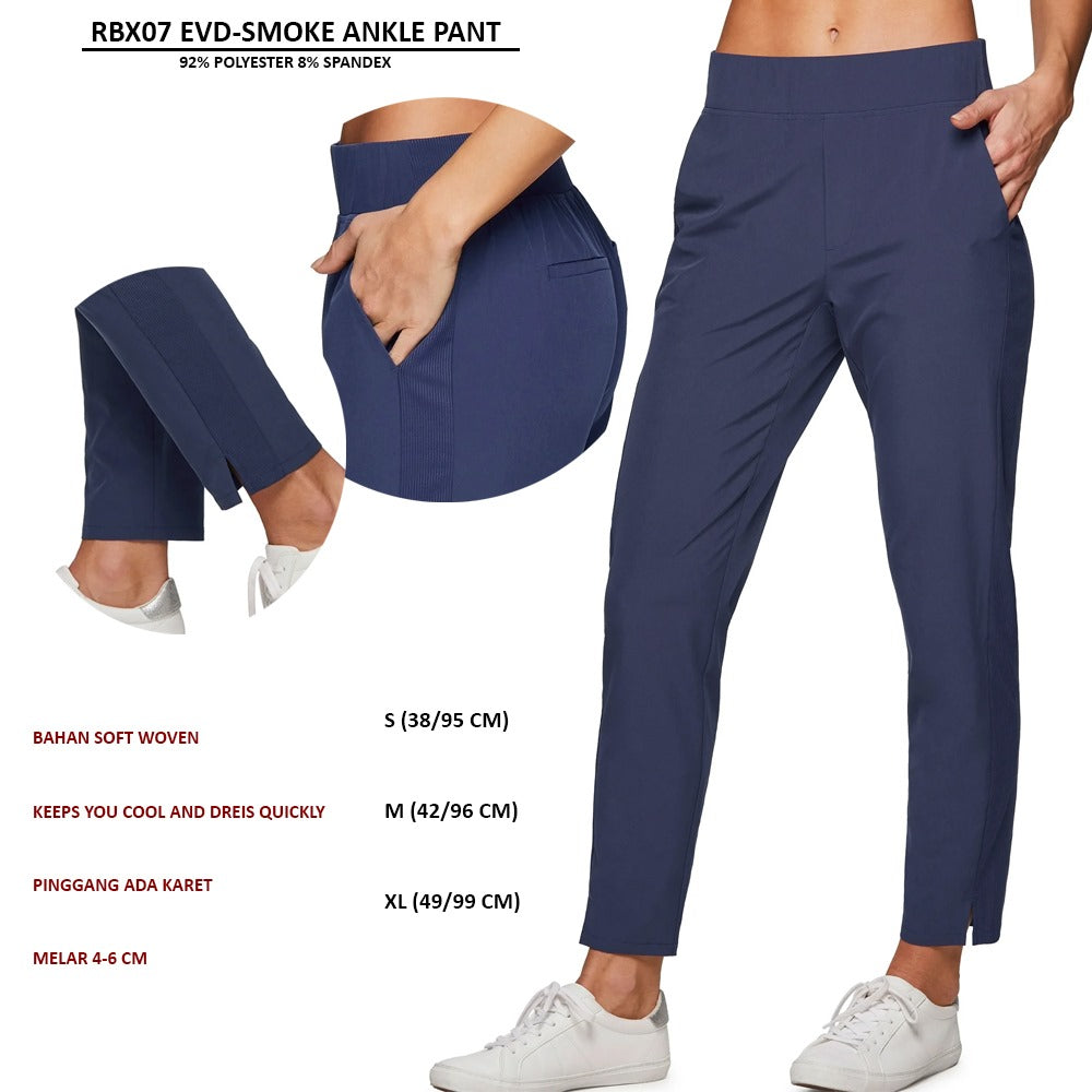 Celana Panjang Wanita Soft Woven (RBX07 EVD ANKLE PANT)