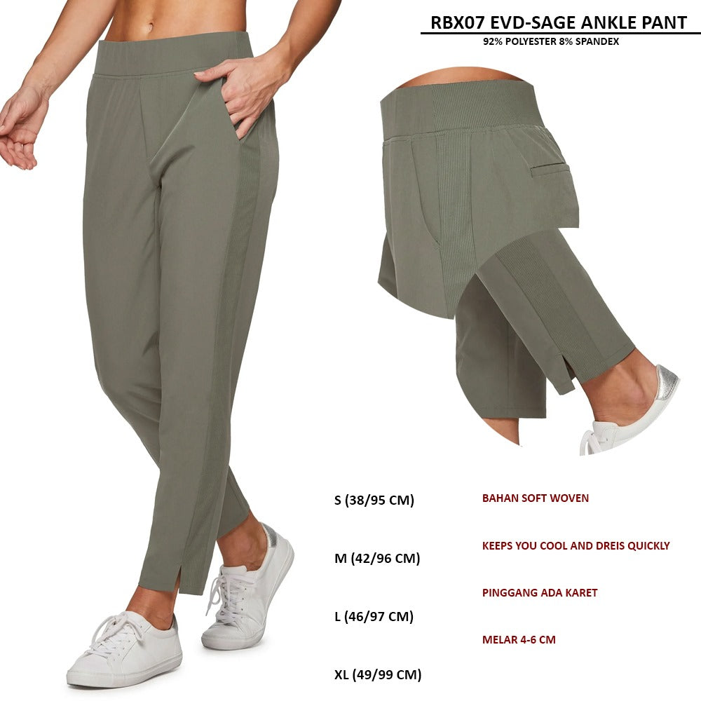 Celana Panjang Wanita Soft Woven (RBX07 EVD ANKLE PANT)