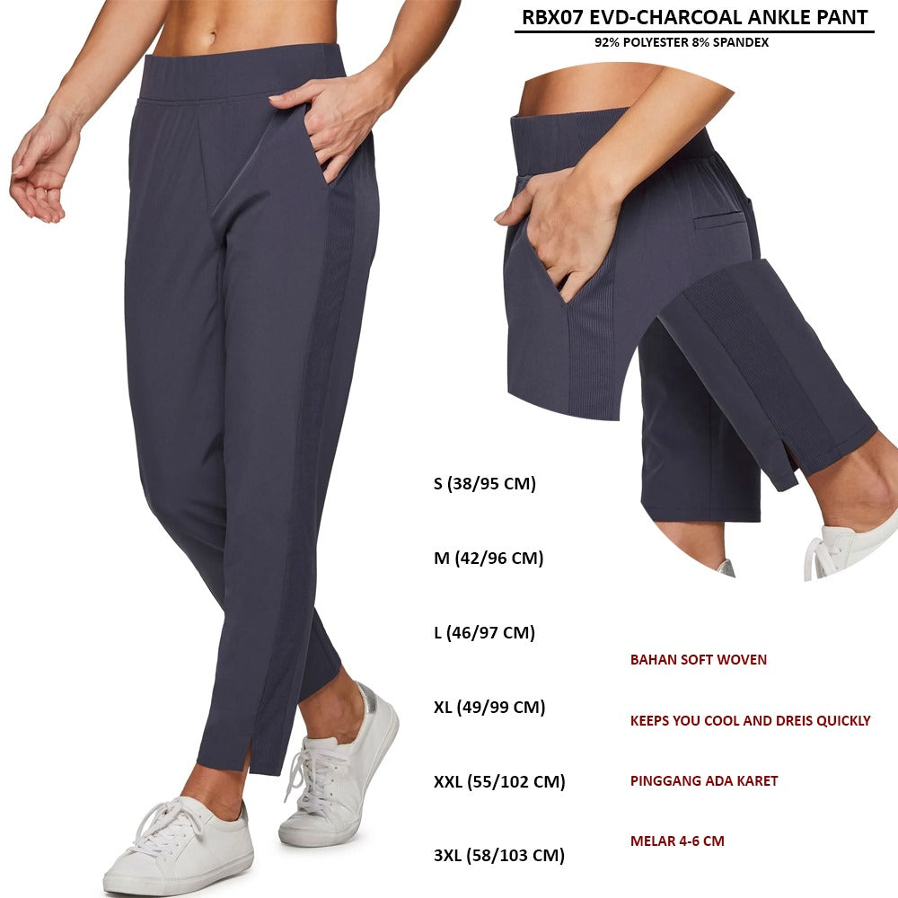Celana Panjang Wanita Soft Woven (RBX07 EVD ANKLE PANT)