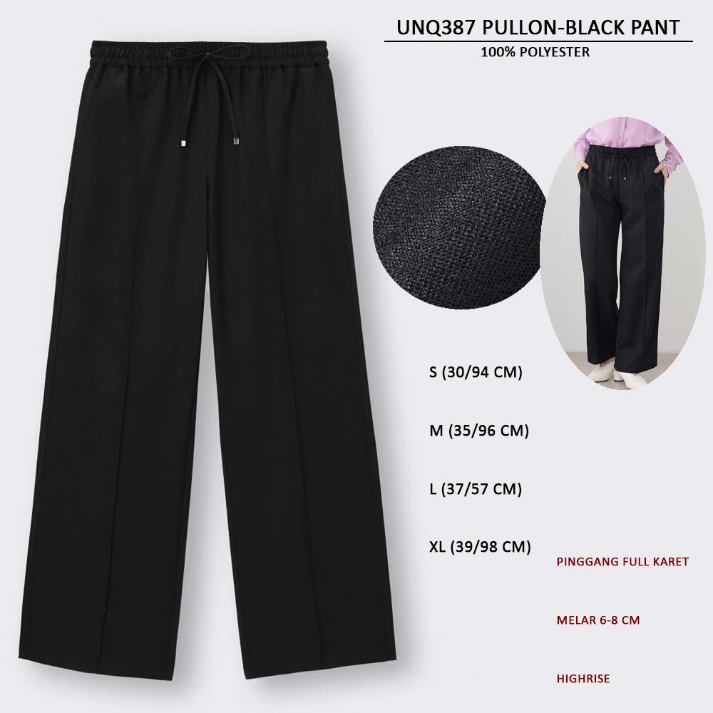Celana Panjang Wanita Pullon Highrise (UNQ387 PULLON PANT)