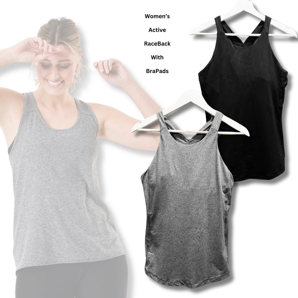 Atasan Tanktop Olahraga Wanita Soft Dryfit (AIM11 RACER ACTIVE TANK)