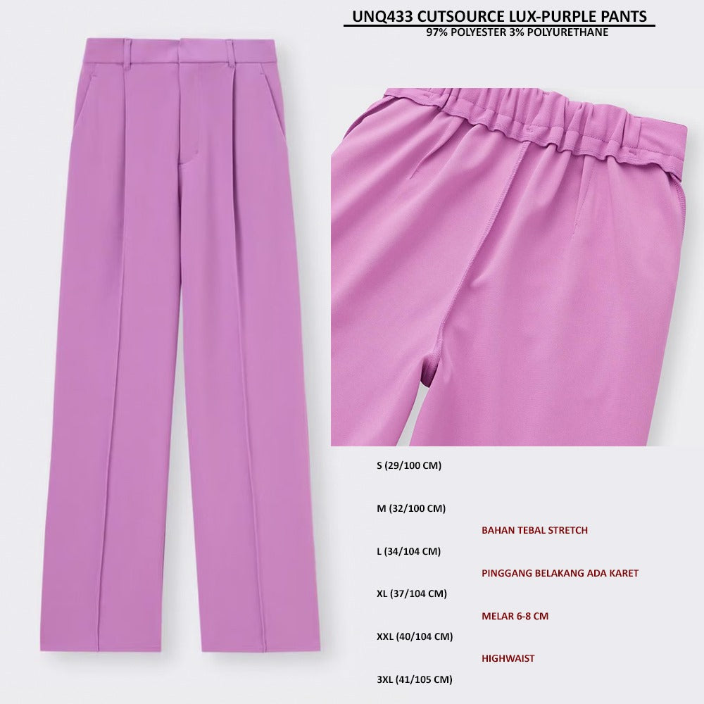 Celana Pajang Wanita Highwaist (UNQ434 INTAC WIDE PANTS)