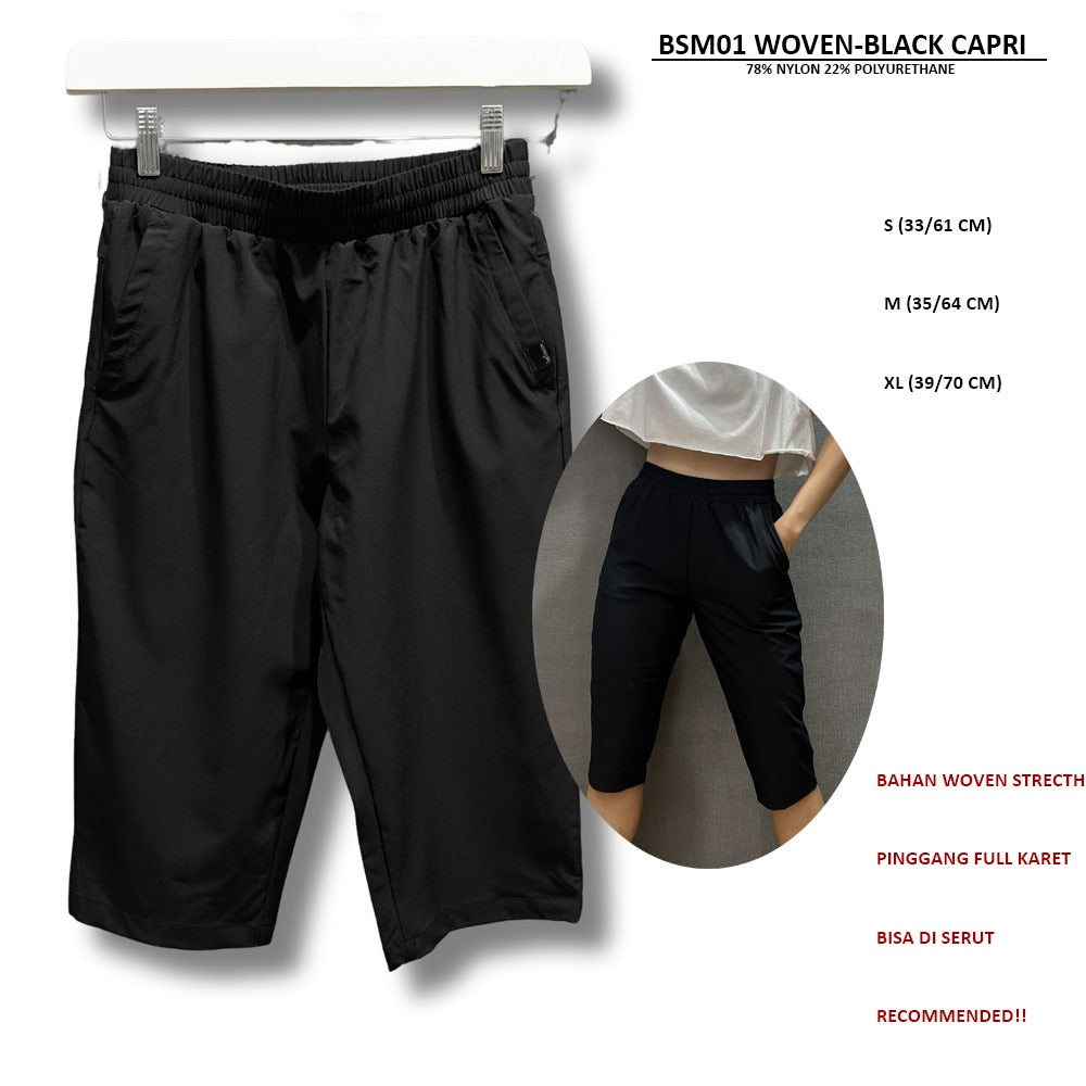Celana Panjang Capri Wanita Stretch (BSM01 WOVEN CAPRI)