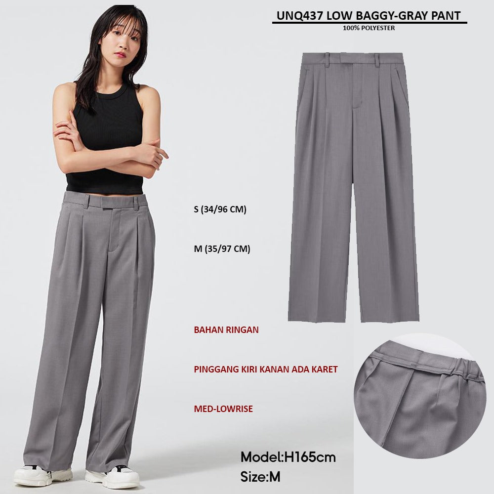 Celana Panjang Wanita Lowrise (UNQ437 LOW BAGGY PANT)