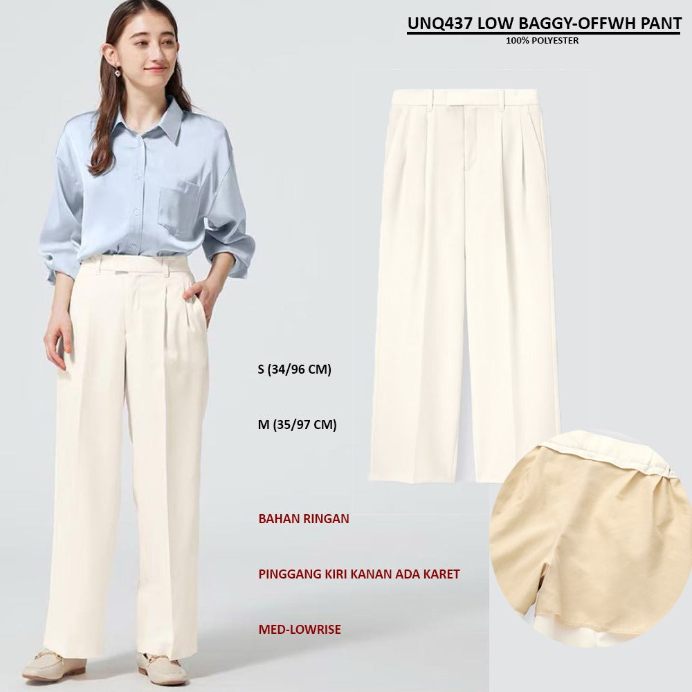 Celana Panjang Wanita Lowrise (UNQ437 LOW BAGGY PANT)