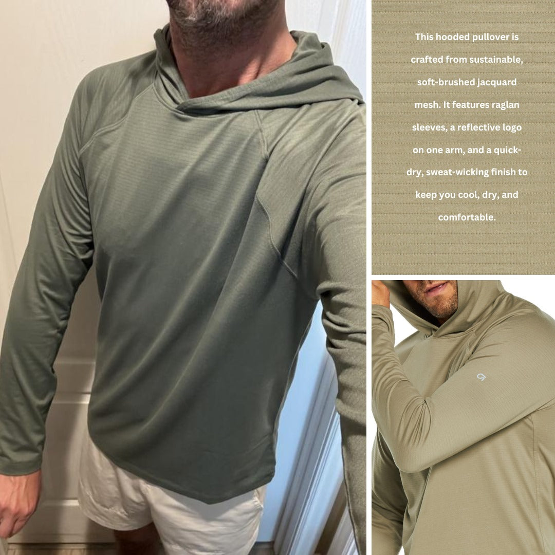 Atasan Olahraga Pria Hoodie Lengan Panjang (GPM394 ACTIVE HOOD)