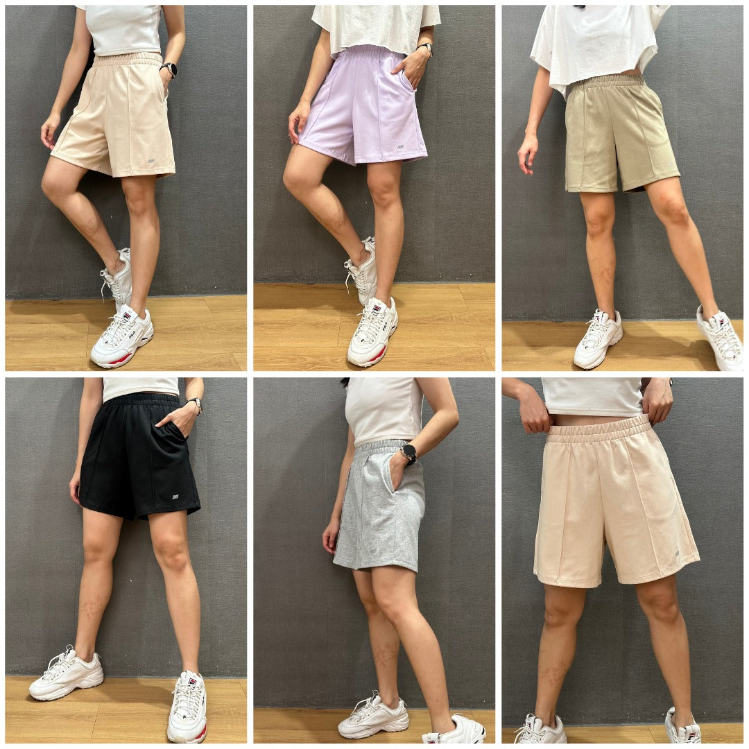 Celana Pendek Santai Wanita (STL82 PINTUCK LINE SHORT)