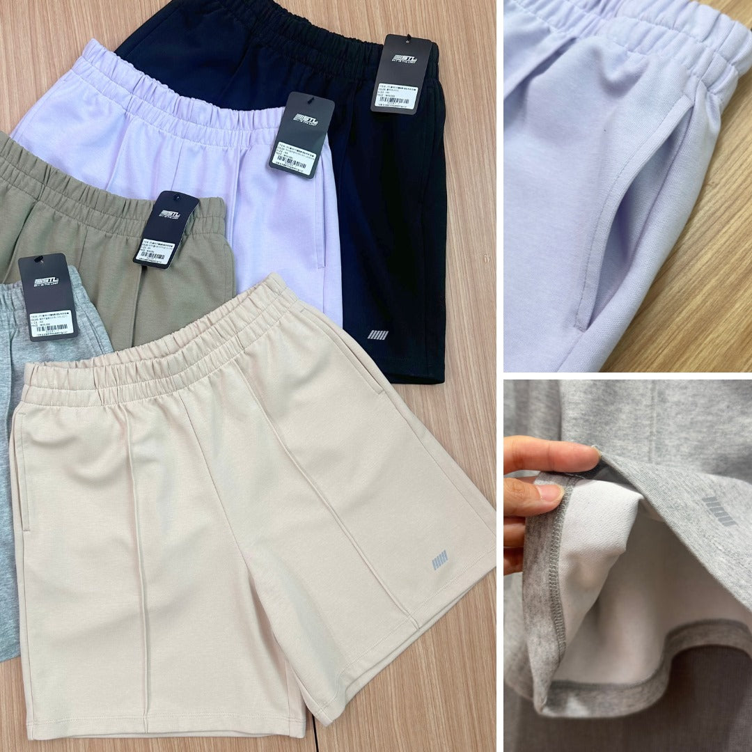 Celana Pendek Santai Wanita (STL82 PINTUCK LINE SHORT)