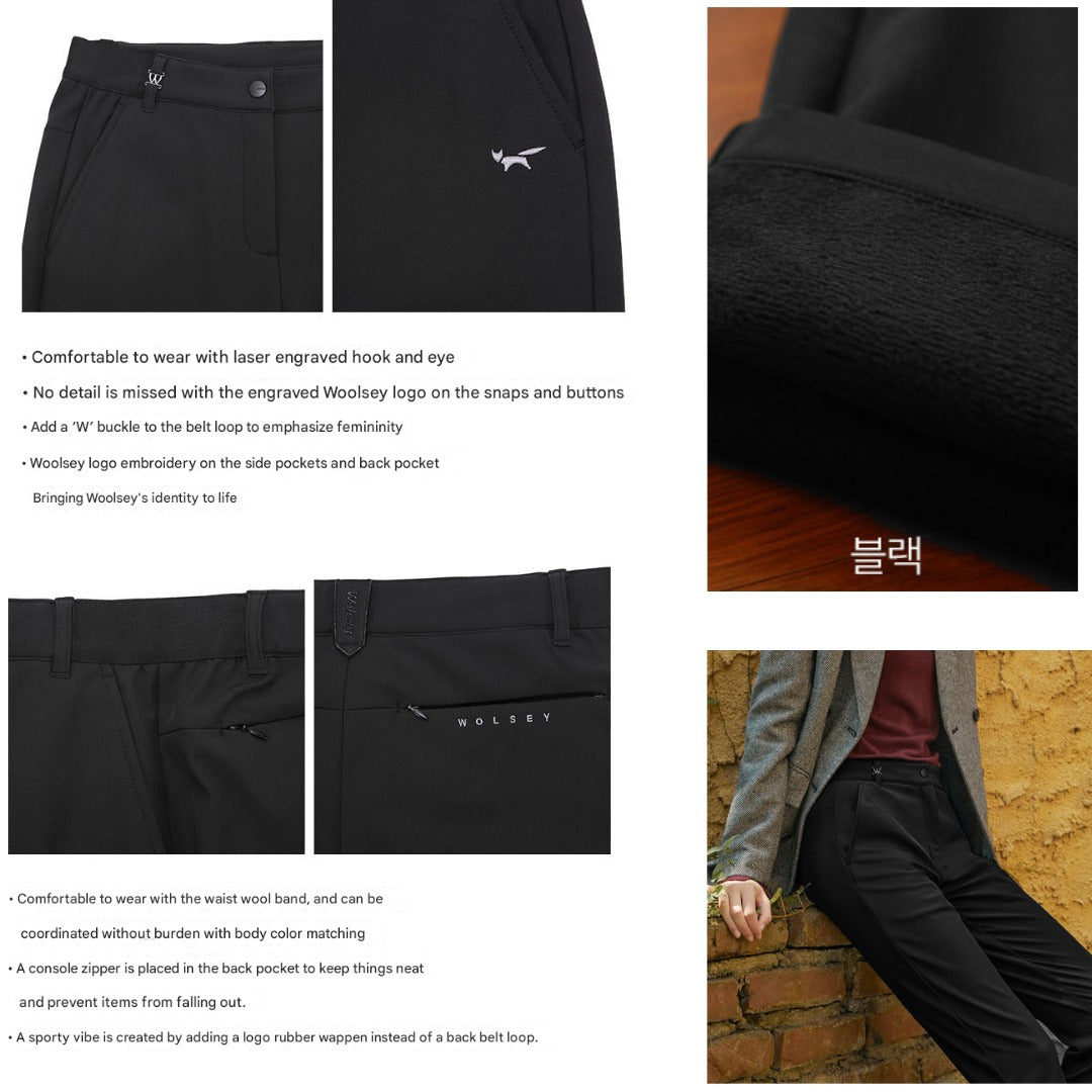 Celana Panjang Wanita Waterproof & Windproof (WSY01 BRUSHED GOLF-BLACK PANT)