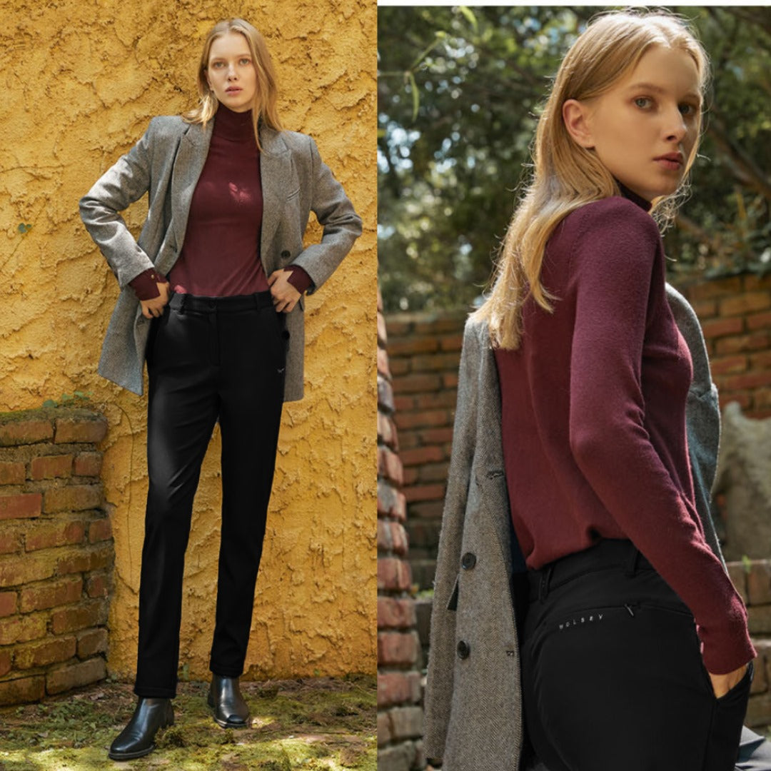 Celana Panjang Wanita Waterproof & Windproof (WSY01 BRUSHED GOLF-BLACK PANT)