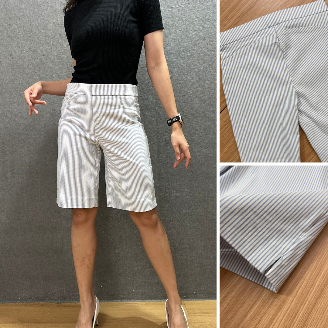 Celana Pendek Wanita Stretch (JNY01 PULLON-STRIPE PERFECT SHORT)