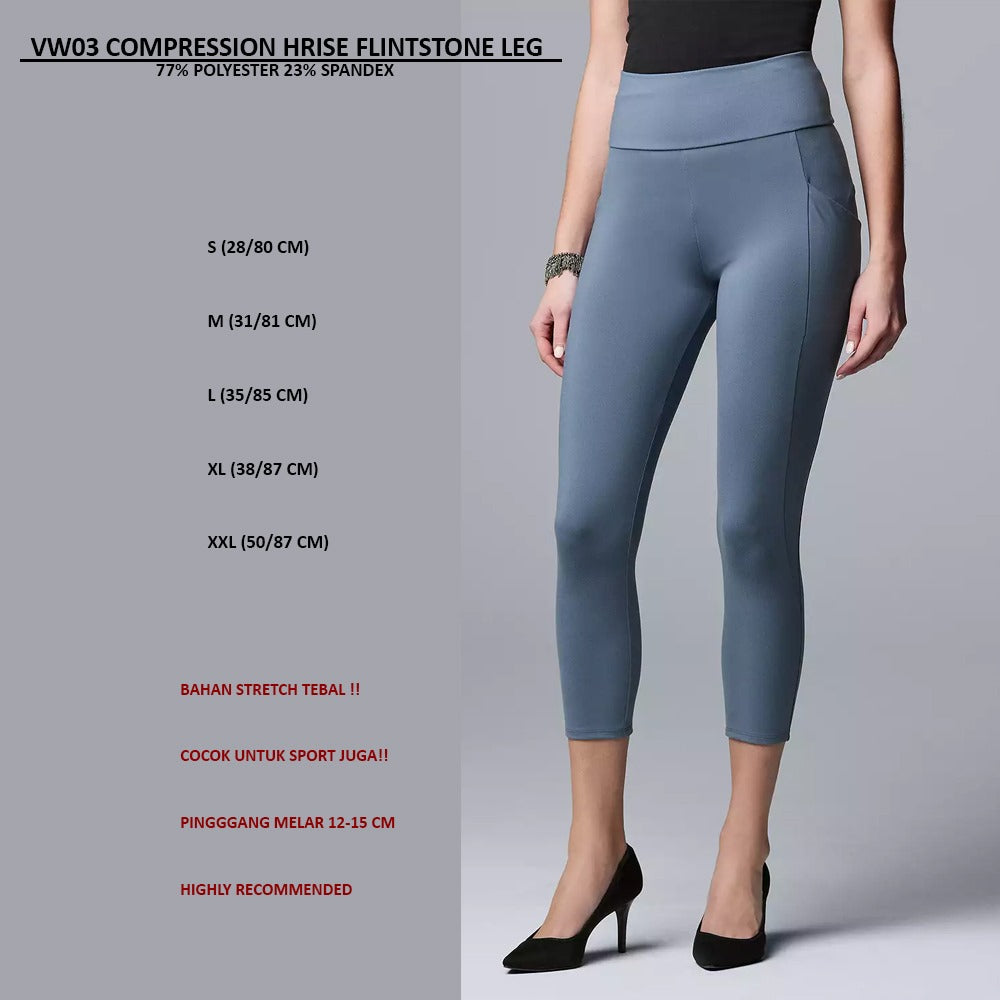 Celana Panjang Jogger Wanita (VW03 COMPRESSION HRISE LEGGING)