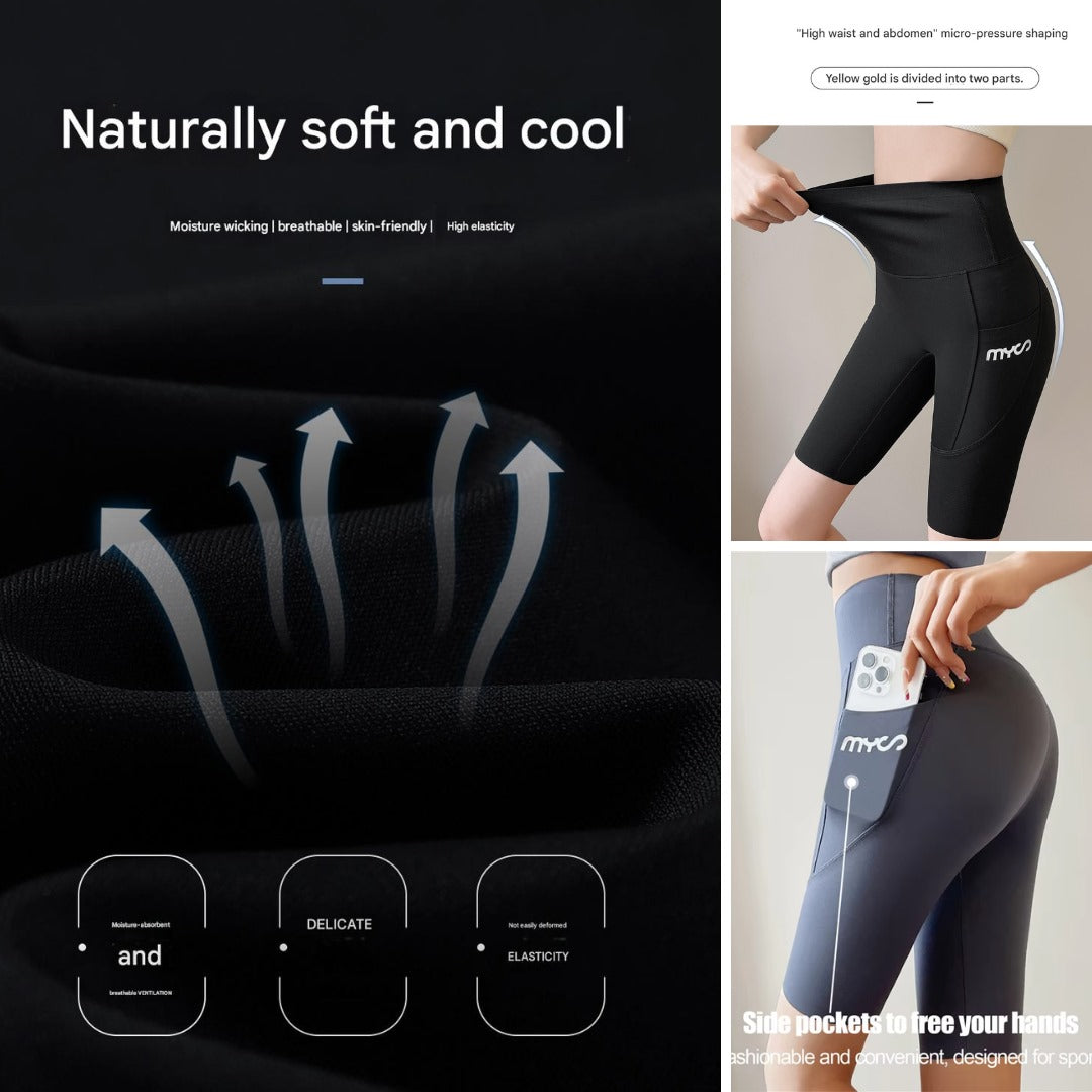 Celana Pendek Olahraga Wanita Soft Stretch (PNC05 SEAMLESS TIGHT SHORT)
