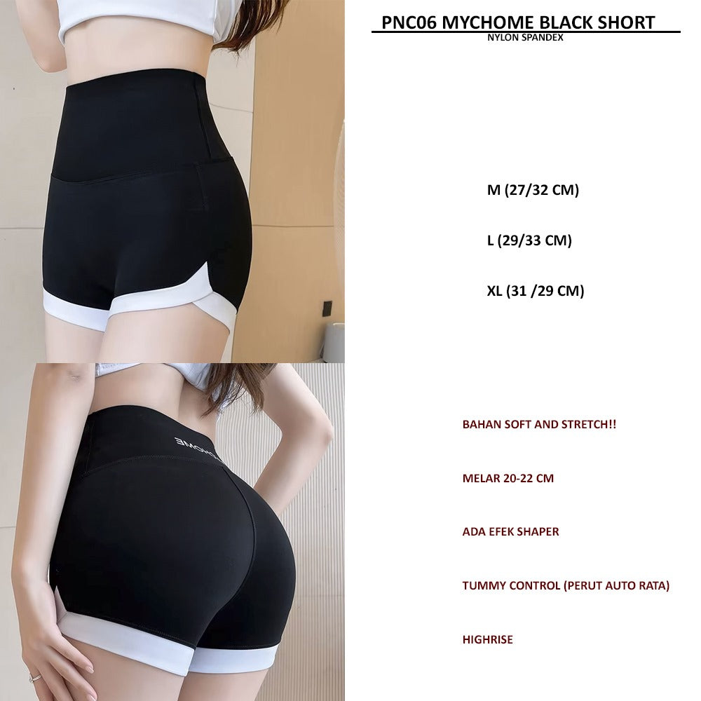 Celana Pendek Olahraga Wanita Soft Stretch (PNC06 MYCHOME SHORT)